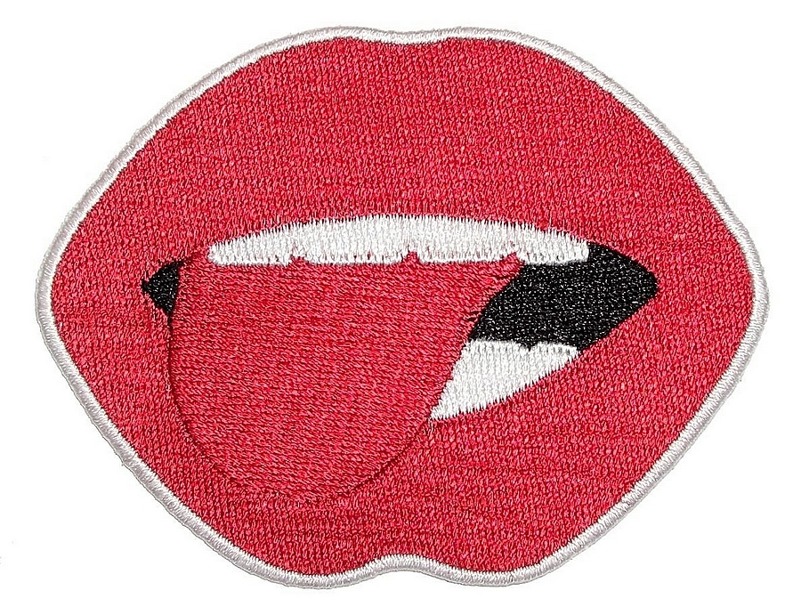 1 pc Lips Iron on patch Punk Lips Red Lips Sew On Patch