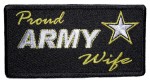 Proud Army wife patch