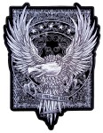 Live free ride hard eagle patch