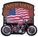 Independent motorcycle biker patch
