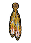 Native Indian gold fathers patch