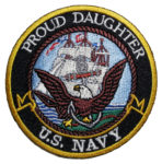 Proud Daughter US Navy patch
