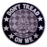 Reflective don't tread on me patch