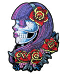 day of the dead sugar skull patch
