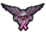 eagle with pink ribbon