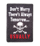 skull and crossbones sayings patch