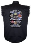 support out troop sleeveless biker shirt