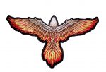 flying flaming eagle