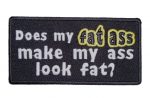 does my fat ass funny biker patch