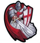 Red Christian Crusader Templar Knight