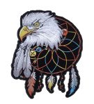 native american eagle dreamcatcher biker patch