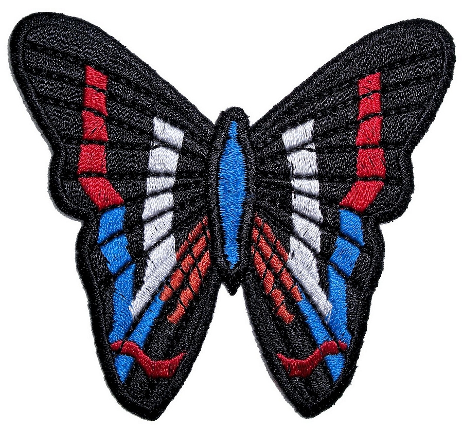 BIKER LADIES PATCH BUTTERFLY new nice FREE SHIPPING 