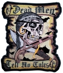 Dead men tell no tales biker patch