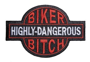 ladies biker patch bitch
