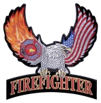 Eagle firefighter patch
