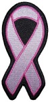 Large pink ribbon patch