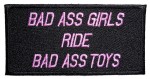 Bad ass girls ride bad ass toys patch