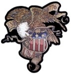 Patriotic eagle patch