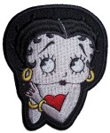 Betty Boop with gold earrings