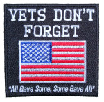 Vets don't forget flag patch
