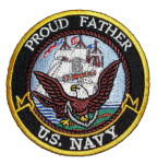 Proud Father Navy patch