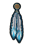 Indian feathers patch