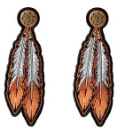 Native Indian feathers patches