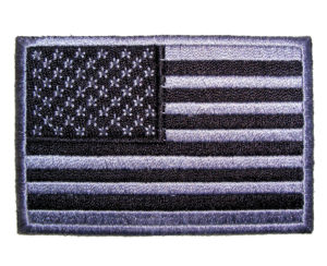 Subdued American flag patch