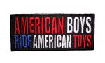 american boys ride american toys patch
