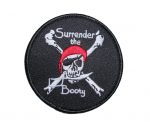 surrender the booty pirate patch