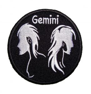 Gemini biker patch