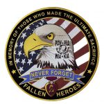 Patriotic fallen heroes POW-MIA patch