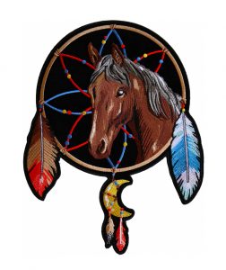 Horse head patch