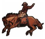 Cowboy horse patch